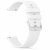 Bílý silikonový řemínek 22MM
