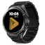 Chytré hodinky Veluxeo Fusion s GPS a bluetooth voláním černé s ocelovým řemínkem