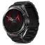 Chytré hodinky Veluxeo Fusion s GPS a bluetooth voláním černé s ocelovým řemínkem