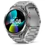 Chytré hodinky Veluxeo Fusion s GPS a bluetooth voláním šedé s ocelovým řemínkem
