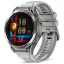 Chytré hodinky Veluxeo Fusion s GPS a bluetooth voláním šedé se silikonovým řemínkem