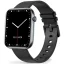 Chytré hodinky Veluxeo Mono s bluetooth voláním černé se silikonovým řemínkem