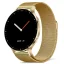 Chytré hodinky Veluxeo Ringo s bluetooth voláním zlaté s milánským tahem