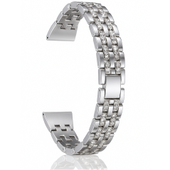 Kovový řemínek stříbrný 20MM