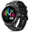 Chytré hodinky Veluxeo Fusion s GPS a bluetooth voláním černé se silikonovým řemínkem