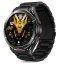 Chytré hodinky Veluxeo Fusion s GPS a bluetooth voláním černé s ocelovým řemínkem
