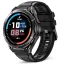 Chytré hodinky Veluxeo Fusion s GPS a bluetooth voláním černé se silikonovým řemínkem