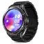 Chytré hodinky Veluxeo Fusion s GPS a bluetooth voláním černé s ocelovým řemínkem