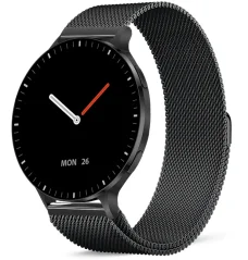 Chytré hodinky Veluxeo Ringo s bluetooth voláním černé s milánským tahem