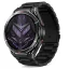 Chytré hodinky Veluxeo Fusion s GPS a bluetooth voláním černé s ocelovým řemínkem