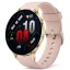 Chytré hodinky Veluxeo Ringo s bluetooth voláním zlaté se silikonovým řemínkem